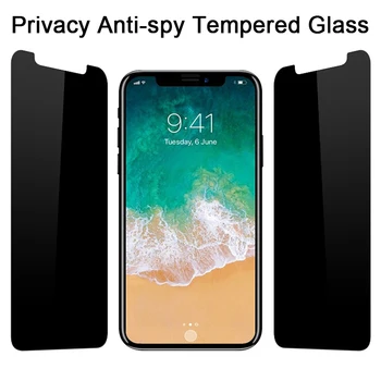 Magie de Confidențialitate Anti-Spy Ecran Protector Pentru iPone X XR XS Max 9H Sticla Temperata Pentru iPhone 5 6 S SE 7 8 Plus
