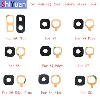 2 buc din Spate aparat de Fotografiat Lentilă de Sticlă Pentru Samsung S9 S9Plus S8 S8Plus S7 S7Edge S6Edge S6 aparat de Fotografiat Lentilă de Sticlă de Înlocuire a pieselor de schimb