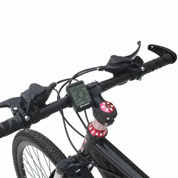 Computer bicicleta Kilometrajul Profesionale Wireless Și prin Cablu, rezistent la apa Biciclete Calculator Vitezometrul LCD Cronometru Vitezometru Bicicleta #T4