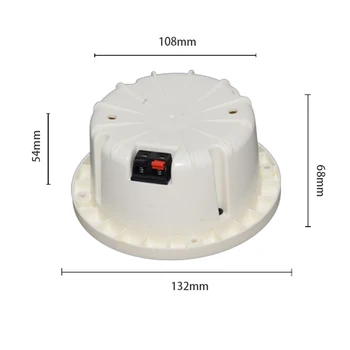 2 buc Portabil de Boxe de Tavan 5.2 inch Difuzor de perete alb/negru Acoperiș 30w Difuzoare Home Audio Mobil Difuzoare Pasive