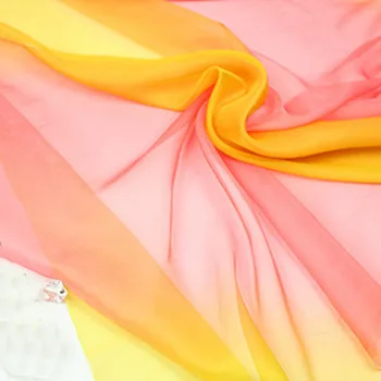 30D tesatura de sifon lumină respirabil DIY rochie de cosplay material subtire de vara țese curge ombre moale matasoasa Tencel Sifon tesatura