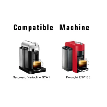 Adaptor Pentru a Converti Original Capsule pentru Vertuoline Capsule Pentru Utilizarea de Cafea Capsule 40 ML Cafea Espresso Crema Filtru