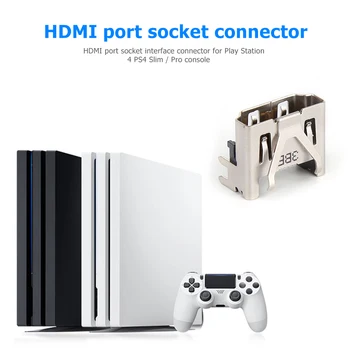 Pentru HDMI-Port compatibil Socket Conectorul de Interfață de Înlocuire pentru PlayStation 4 PS4 Slim Pro Consola de Metal Conectorului Consolei
