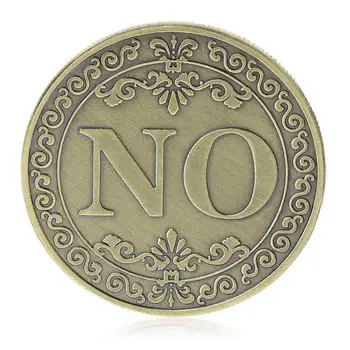 1buc Metal DA Sau NU Moneda Comemorativă de Colectare Retro Clasic Trucuri Magice Jucarii tridimensionale DA Sau NU Norocos Monede de Aur