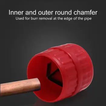 Tăietor Țeavă Alezor Manual Instrument Universal din PVC Tub de Cupru Curățare, Lustruire Lumina Lama Sanitare Greu Interioare Exterioare Debavurare instrument
