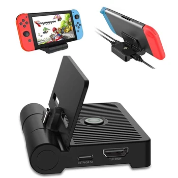 2021enhanced versiune，TV Stație de Andocare pentru Nintendo Comutator, TELEVIZOR Portabil, Stație de Andocare pentru Oficial Nintendo Switch(Comutator doc)