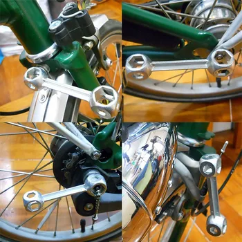 6-15mm 10 în 1 Hexagon Os Cheie 6-15mm Mini Portabil de biciclete Biciclete de Reparații Instrument Cheie dinamometrică Găuri Ciclism Cheie mai Multe Instrumente