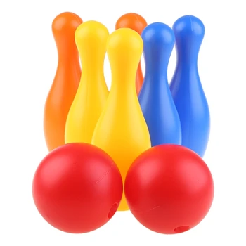 2021 Nou Mici De Plastic Bowling Pin Bowling Minge De Set Distractiv De Interior Jocuri De Familie De Învățământ