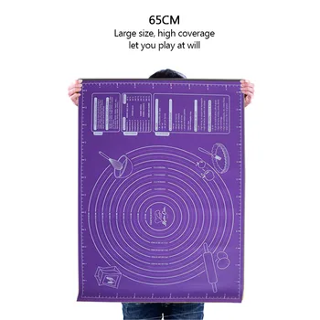 45x60cm foarte Mare de Non-Stick de Copt Mat Silicon Pad Foaie de Copt Mat pentru Rulare Aluat Aluat de Pizza Maker Titular