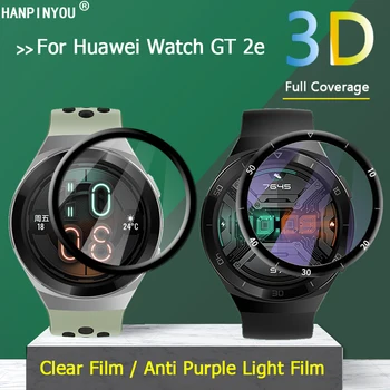 Pentru Huawei Watch GT 2e GT2e Clar / Lumina Violet Acoperire Completă 3D Curbat Placare Moale PMMA COMPANIE de Film Protector de Ecran -Nu de Sticla