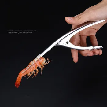 1 BUC Creveti Peeler Creveți Peeler Creveți Deveiner Coaja Dispozitiv de Pescuit Cuțit de Bucătărie Creativă Gadget de Gătit Fructe de mare Instrument