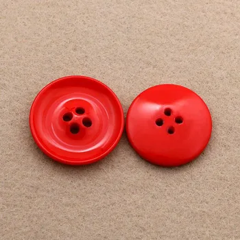 100 de bucăți de 10-30mm stil Chinezesc grad ridicat de rășină luciu vopsea roșie mare de cusut haina butoane canadiană butonul de îmbrăcăminte de nuntă
