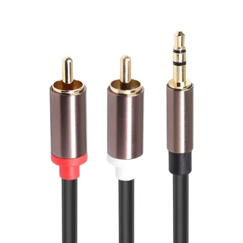 3.5 mm Cavo Audio AUX RCA Martinetti 3.5 Y Splitter pe Amplificatori Audio de 3,5 mm pentru 2RCA stereo cablu adaptoare