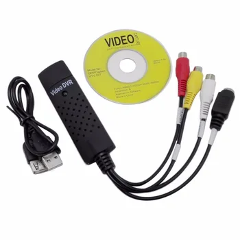Portabil, Usor de capac USB2.0 Audio Video Capture Card Adaptor VHS pe DVD Captura Video Converter Pentru Win7/8/XP/Vista