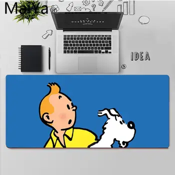 Maiya aventurile lui tintin Jocuri Jucător de birou laptop Cauciuc Mouse-ul Mat Transport Gratuit Mari Mouse Pad Tastaturi Mat