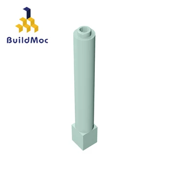 BuildMOC 43888 Compatibil cu 1x1x6 Solid Pilon Gros Pentru Constructii Blocuri, Piese de BRICOLAJ electric Educație