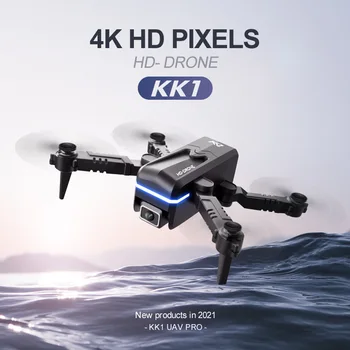 KK1 drona 4k HD cu unghi larg camera 1080P WiFi fpv drone camera dublă quadcopter transmisie în timp real elicopter de jucărie