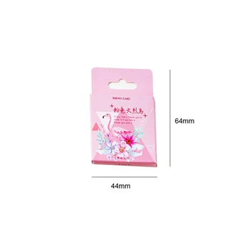 45pcs/pachet Drăguț Roz Flamingo Autocolant mini hârtie Auto-Adeziv Decor etichete Autocolante DIY Decorare Jurnal de Papetărie
