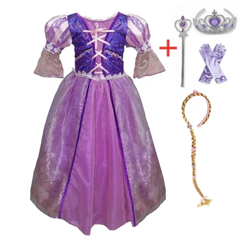 Noi Cosplay Sofia Fete Rapunzel Rochie Mov Costum De Printesa Pentru Copii Vestidos Rochie Copii Petrecere Rochii De Îmbrăcăminte