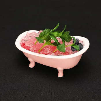 Creative 3D MINI Cadă Cocktail de Sticlă-Ceramică Piureuri Cupe Bara de Farmece Sorbet Recipient Cana Milkshake Rece Pahare