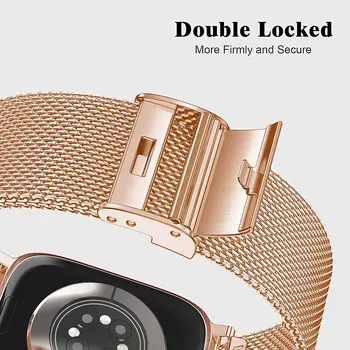 Magnetic de Bandă Ceas +Caz Pentru Apple Watch Serie SE 6 5 4 40mm 44mm 38mm 42mm Curea din Otel Inoxidabil brățară Brățară pentru iwatch