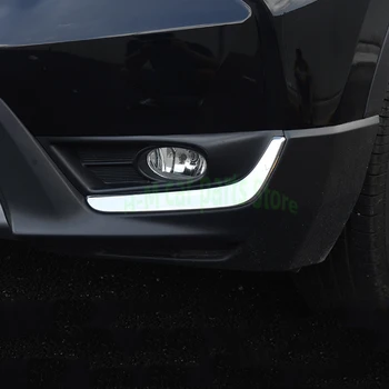 Pentru Honda CR-V CRV 2017 2018 2019 Turnare Tapiterie Auto Crom Styling Autocolante 2 buc Chrome Capacul lămpii de Ceață Față