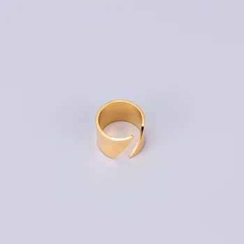 KITEAL Noua Moda Frumoase Aur, Vermeil dimensiune Redimensionarea inel de logodna pentru femei circulară deschide gura bărbați inel cadou de crăciun