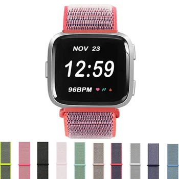 Curea nailon pentru Fitbit Versa/Lite/Versa2 trupa ceas Inteligent replacment Watchbands Buclă Bratara ремешок на Fitbit-Versa 2 benzi