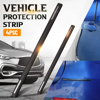 NOI 4buc Accesorii Auto Colt de Bara de Paza Acoperă Zero Protector Autocolant auto Universal Fata-Spate, protecție Colț de Paza Piese