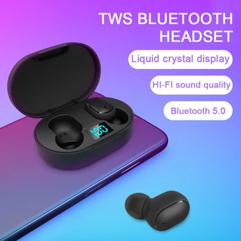 Noul Mini păstrăm e6 Digital Inteligent Bluetooth Sport Căști fără Fir Stereo in Ear pentru Toate Smartphone-uri