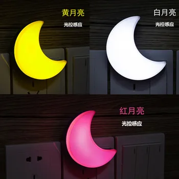 Crescent Lampa Luna Decor Levetating A Condus Lumina De Noapte Mici Inducție Control Dormitor Noptieră Alimentare Perete Akatsuki Copii
