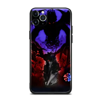 Asta diavolul formă de Trifoi Negru anime Pentru iPhone 6 se 6s 7 8 plus x xr xs 11 pro max silicon moale caz de telefon acoperă shell