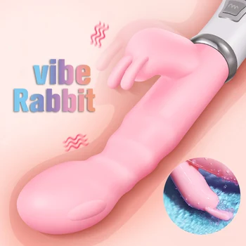Multi-viteza Rabbit Vibrator Pentru Femei Adulte Jucarii Sexuale Noutate Penis artificial Vibratii Orgasmul Feminin Masturbator Anus Gspot Masturbari Masaj