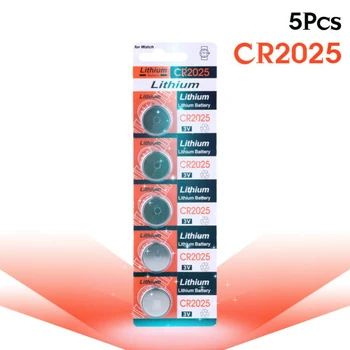 5 buc/pachet CR2025 3V Lithium Coin Celule Baterie Buton BR2025 DL2025 KCR2025 2025 L12 EE6226