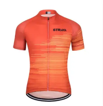 STRAVA 2021 Noi Barbati Personalizate cu ridicata Respirabil ciclism jersey， biciclete purta pentru cicliști profesioniști camasa cu maneci Scurte