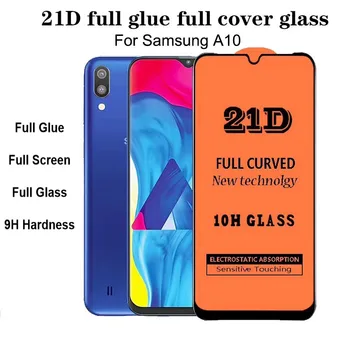 10buc/lot 21D Sticlă Călită Film Pentru Samsung Galaxy A90 A51 A71 A81 A91 A10 20 30 40 50 A60 A70 A80 Complet Capacul Protector de Ecran