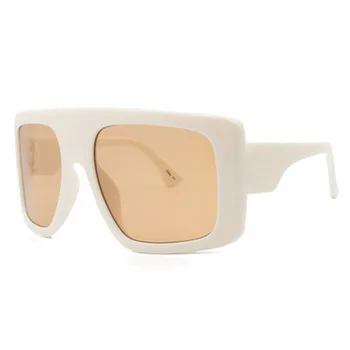 2020 noua moda mare cadru pătrat ochelari de soare femei barbati Retro design de brand gradient de ochelari de soare oglinda gri ochelari De Oculos