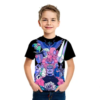 De vară pentru Copii Aventura Bizar JOJO Ainme T-shirt 2021 Original Stil de Colegiu de Top de Tineret de Imprimare 3D Maneci Scurte Tee