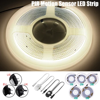 1-5M PIR Activat Corpul Senzorului de Lumina Benzi a CONDUS 10W 16.4 FT Senzor de Lumina Dulap LED-uri de Iluminat Interior, corpuri de Iluminat pentru Bucătărie