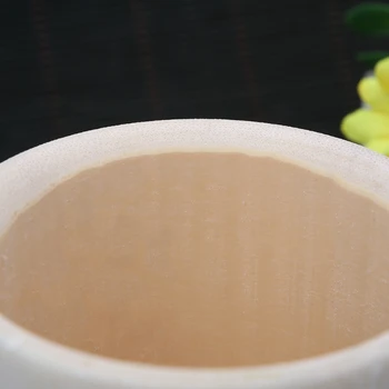 Noul Tradiționale lucrate Manual Masiv Natural de Bambus Ceașcă De Ceai de Apă Dragul de Cafea Băuturi Suc Lemn Cupa 7.3*12cm