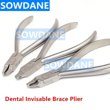 3 buc Dentare Ortodontice Invisable Bretele Cleste Suport Aligner Termică, Formând un Clește de Dentist Orto Instrument Instrument
