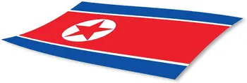 Coreea de nord Pavilion Autocolante Potrivit pentru Masina Motos uși și ferestre Calculator Autocolant Cărucior Perete Caz Bara de protecție rezistent la apa