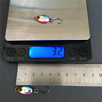 30pcs 2g 3g 5g Micro Metal Turnat Jig Mal Turnare Jigging Lingură de apă Sărată de Pescuit Nada Momeală Artificială Aborda isca