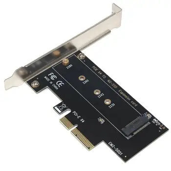 SSU EM2-5001 PCI-E 3.0 X4 la NVMe M. 2 unitati solid state M pentru SSD Riser Card de Expansiune Adaptor