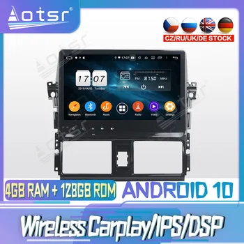 Android 10 PX6 128G Pentru TOYOTA VIOS /YARIS 2013-DVD Navigatie GPS Auto Radio Stereo Video Player Multimedia Unitate 2din