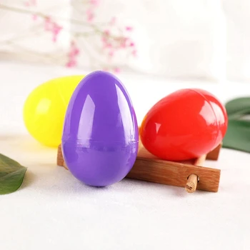 60Pcs Completabile Plastic Easter Egg Hunt Petrecere Pachet de Aprovizionare Asortate Plastic de Culoare Ouă