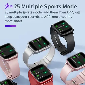 I68 SmartWatch rezistent la apa de Ritm Cardiac Calorii Monitor Touch Fitness Tracker Sport Ceas Inteligent pentru Barbati Femei Android IOS