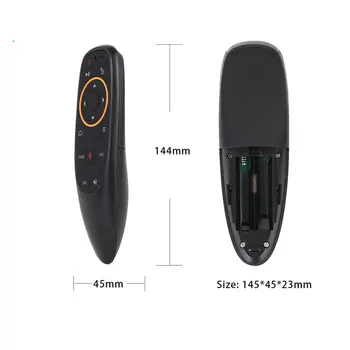 G10 G10S Aer Mouse-ul de Voce de la Distanță de Control 2.4 G Wireless Giroscop IR de Învățare pentru H96 MAX x88 borna PRO X96 MAX Android TV Box HK1 T9