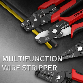 De înaltă calitate Cablu de Sârmă Stripteuză Cutter Crimper Automate Multifunctionale TAB Terminal Cleste Sertizare Instrumente