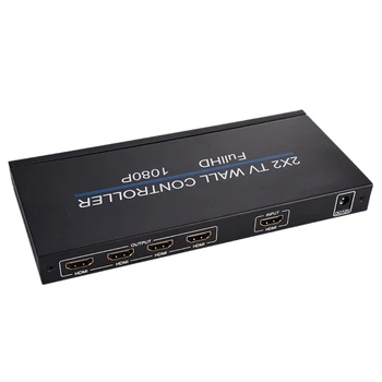 2X2 Perete Video Controller 1 Intrare HDMI 4 Ieșire HDMI 2X1/3X1/4X1/1X2/1X3/1X4 TV Procesor de Imagini de Cusut(UE Plug)